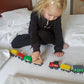 Wooden railway - 12 pieces. Kruzzel 23522-10