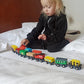 Wooden railway - 12 pieces. Kruzzel 23522-11