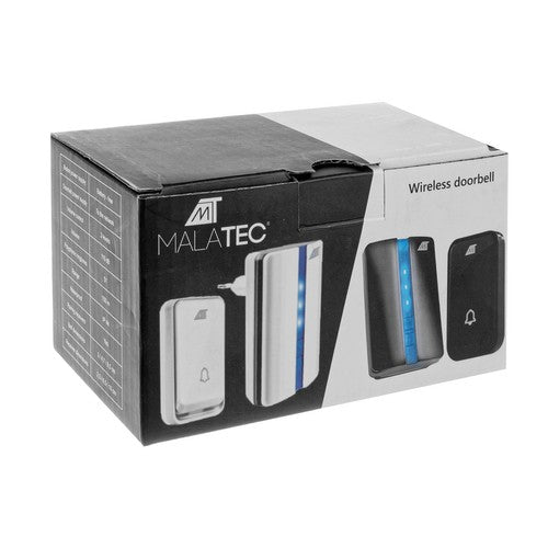 Wireless doorbell white Malatec 23372-7