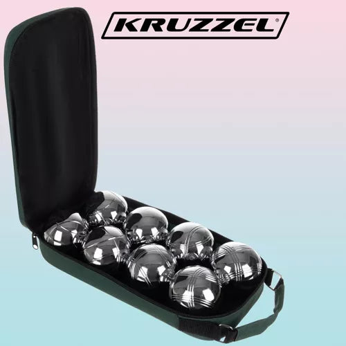 Boule balls 8 balls + cover KRUZZEL 22915-6