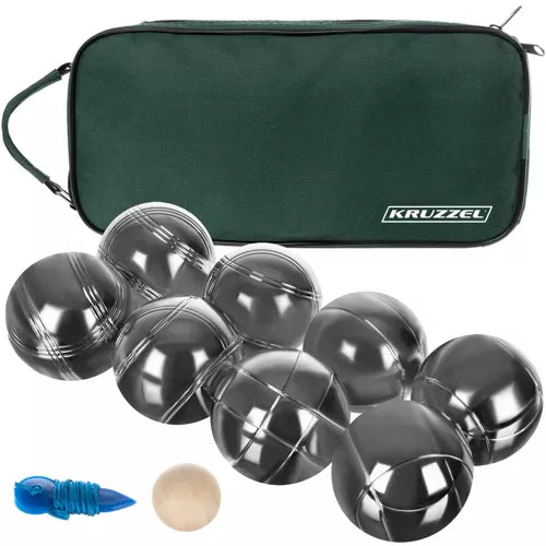 Boule balls 8 balls + cover KRUZZEL 22915 Kruzzel 5900779948334