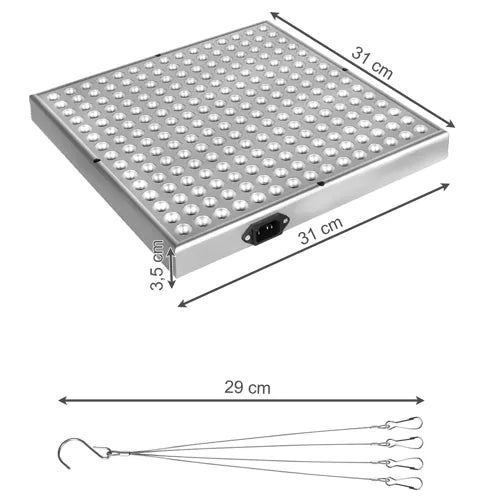 225 LED lamp/panel for growing plants. 23525-10