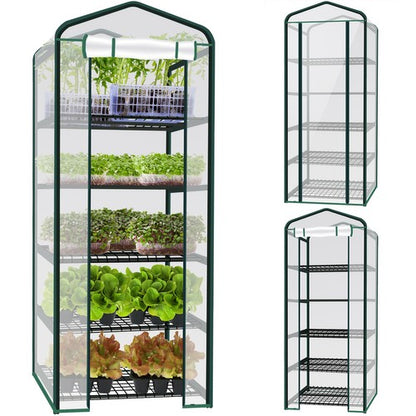 Mini foil greenhouse - 5 shelves 23359 Malatec 5900779949416