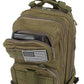 Green small tourist backpack 23243-3