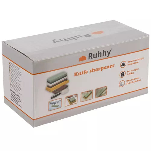 Knife sharpener - 2 stones + accessories Ruhhy 23763-2