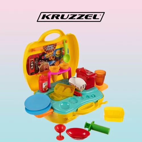 Plastic mass in a Kruzzel 23202 suitcase-11