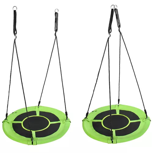 Stork's nest swing 100 cm green-black 23514-5