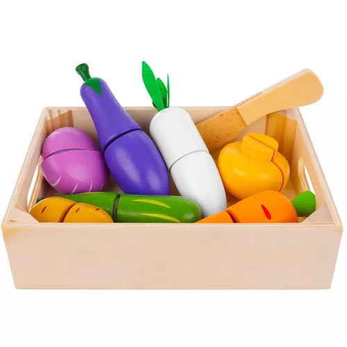 Wooden fruits and vegetables cutting set Z23543-2