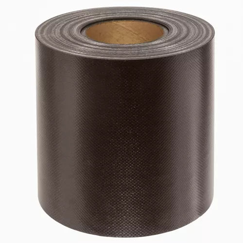 Fencing tape 19cmx35m 630g/m2 brown 23707-6