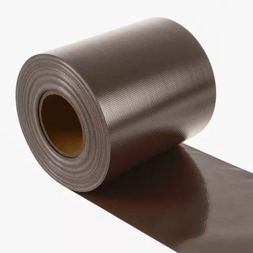 Fencing tape 19cmx35m 630g/m2 brown 23707-7