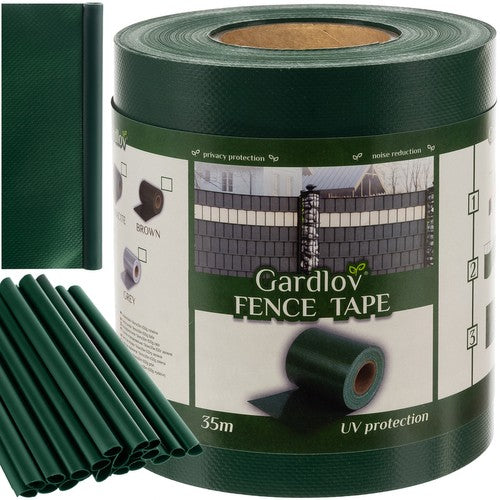 Fencing tape 19cmx35m 630g/m2 green 23706 Gardlov 5900779951198