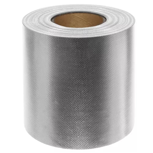 Fencing tape 19cmx35m 630g/m2 gray 23704-2