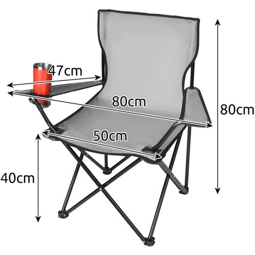 Gray fishing chair 23675-13