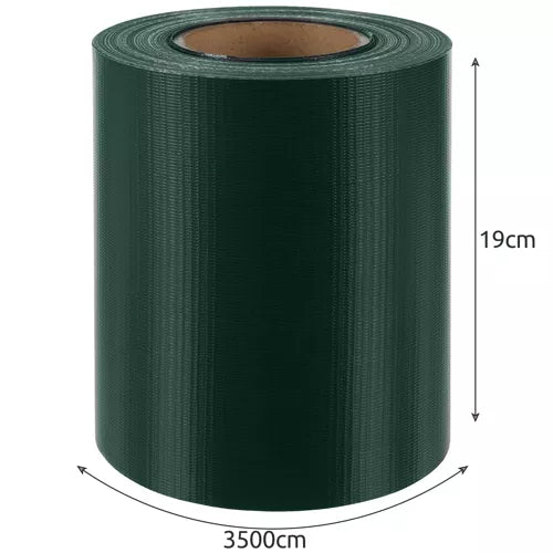 Fencing tape 19cmx35m 450g/m2 green 23699-17