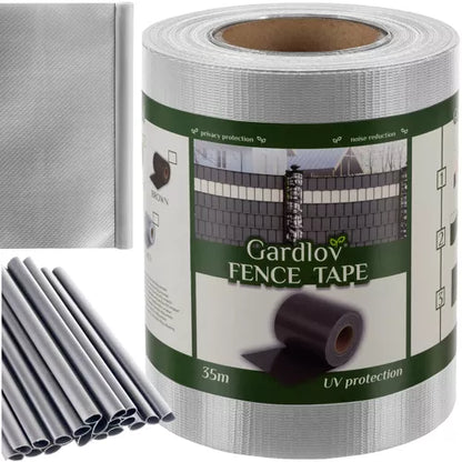 Fencing tape 19cmx35m 450g/m2 gray 23697 Gardlov 5900779951129