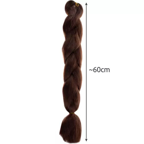 Synthetic hair braids brown Soulima 23567-8