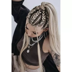 Synthetic hair braids blonde Soulima 23556-1