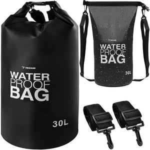 Waterproof bag 30L black 23568 Trizand 5900779950719