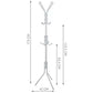 Standing hanger 170cm - white Ruhhy 23814-8