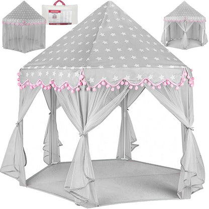 Children&#39;s tent gray and pink Kruzzel 23476 Kruzzel 5900779950047