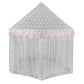 Children&#39;s tent gray and pink Kruzzel 23476-6