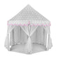 Children&#39;s tent gray and pink Kruzzel 23476-7