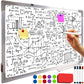 Dry erase board 60x90cm Maaleo 24326-9