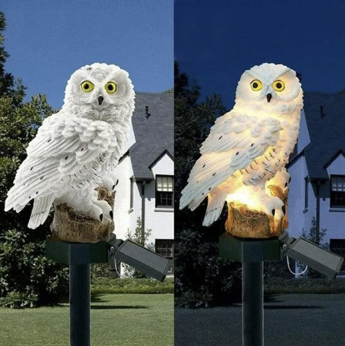 Solar garden lamp - owl Gardlov 23847-4