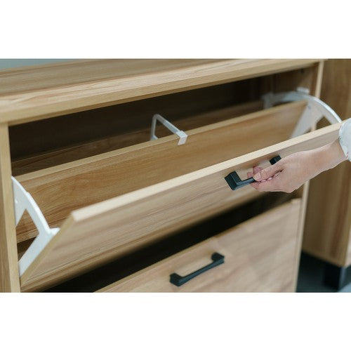 Black furniture handle - 10 pcs. Ruhhy 24190-6