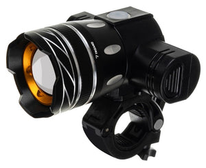 T6 USB bike light + rear light 23681-1