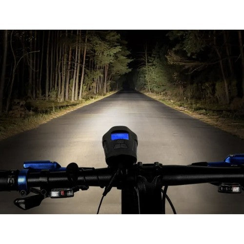 LED bicycle light with counter 23680-6