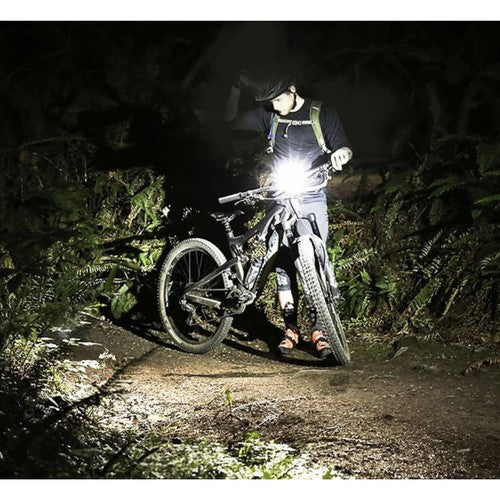 LED bicycle light with counter 23680-7