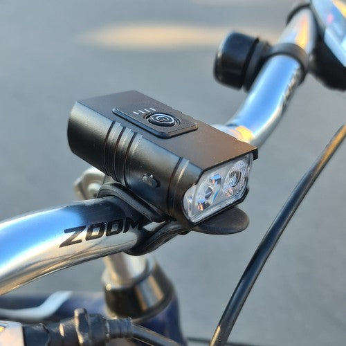 4T6 USB bicycle light + rear light 23677-9