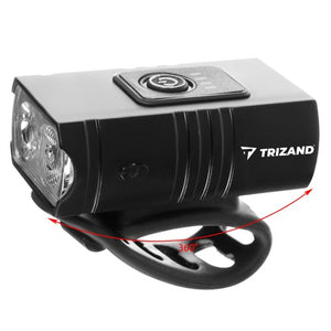 4T6 USB bicycle light + rear light 23677-1