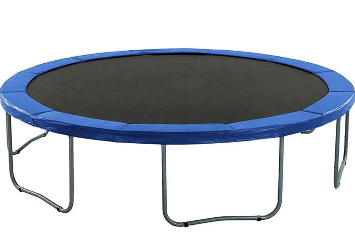 Spring cover for a 244 cm trampoline - blue-1