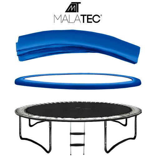 Spring cover for a 244 cm trampoline - blue-4