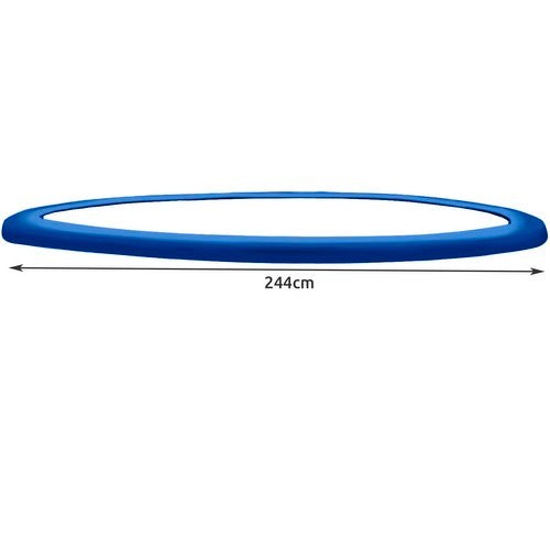 Spring cover for a 244 cm trampoline - blue-5