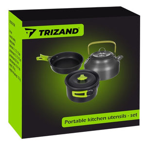 Tourist tableware Trizand 23667 18 pcs.-1