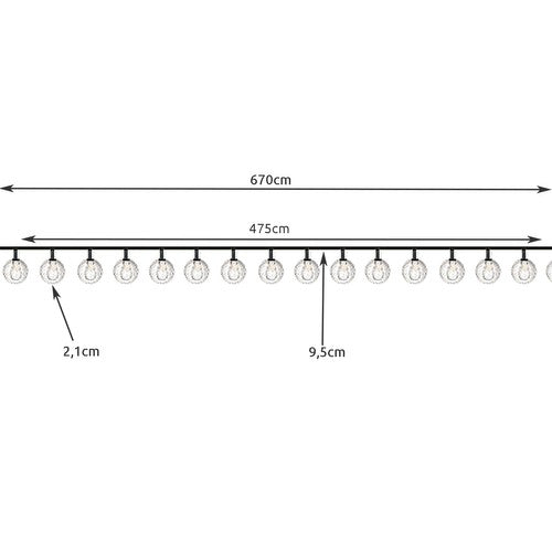 Solar garland 7m IP65 Gardlov 24008-7