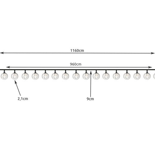 Solar garland 12m IP65 Gardlov 24010-6