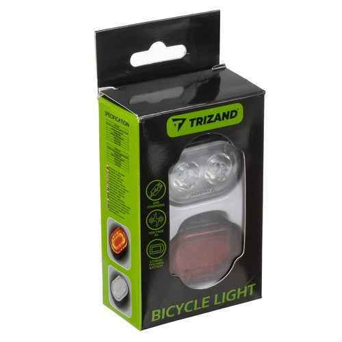 Bicycle lamp + rear light Trizand 24003-1