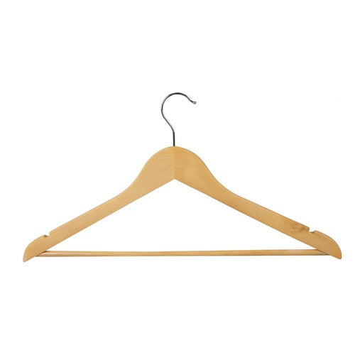 Clothes hanger 10 pcs. - wooden Ruhhy 24492-5