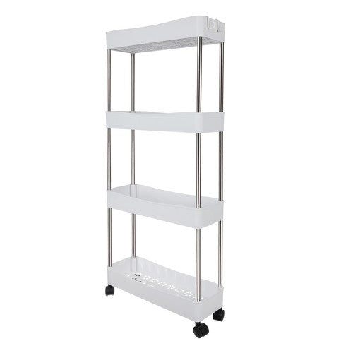 Bathroom shelf on wheels Ruhhy 24291-8