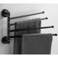 Bathroom Towel Rack - Black Ruhhy 24474-8