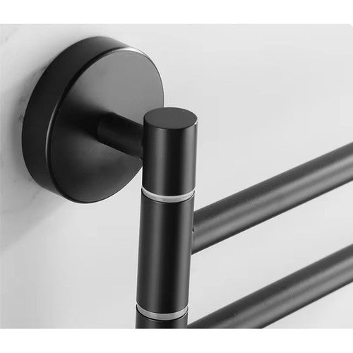 Bathroom Towel Rack - Black Ruhhy 24474-3