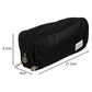 Triple foldable pencil case - black Maaleo 24476-3