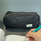 Triple foldable pencil case - black Maaleo 24476-8