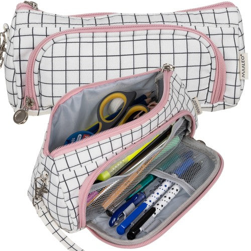 Double extendable pencil case Maaleo 24509-12