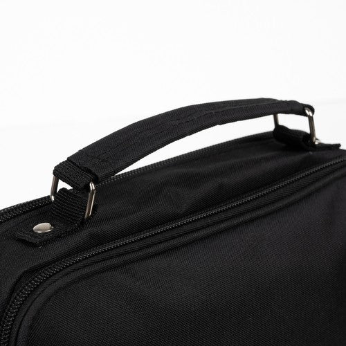 Double extendable pencil case - black Maaleo 24516-9