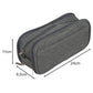 Triple extendable pencil case - gray Maaleo 24512-3